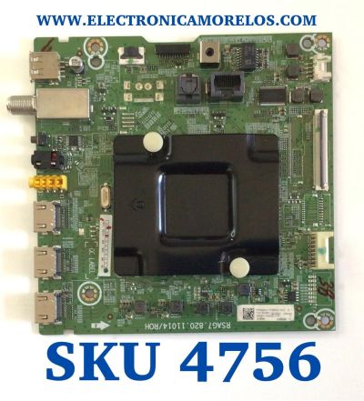 MAIN PARA TV HISENSE·ROKU TV 4K·UHD·HDR / NUMERO DE PARTE 299550 / RSAG7.820.11014/ROH / 299549 / 65A53FUR(0006) / PANEL HD650Y1U72-T0L2\S2\GM\ROH / DISPLAY HV650QUB-F70 / MODELO 65R6E4 65A53FUR